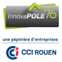 LOGO Innovapole 76 une pépinière d'entreprises de la CCI